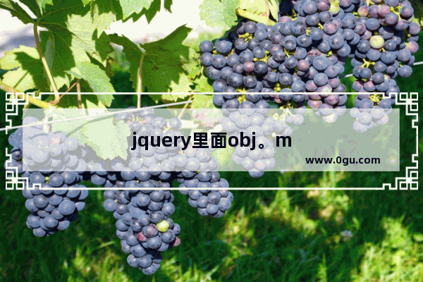 jquery里面obj。m