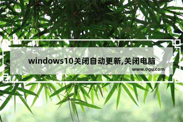 windows10关闭自动更新,关闭电脑windows10自动更新