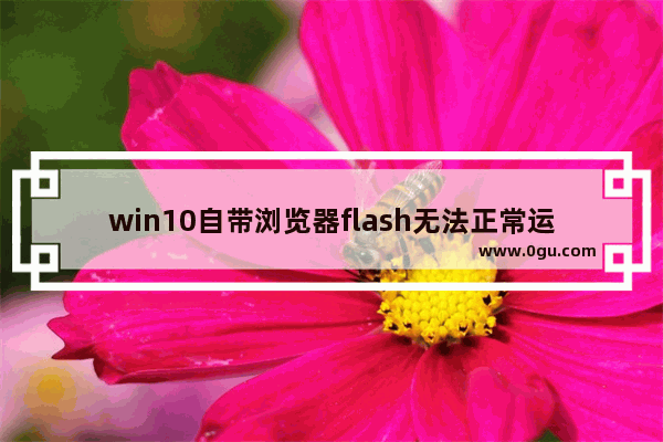 win10自带浏览器flash无法正常运行,windows10浏览器不支持flash