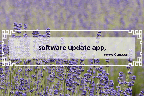 software update app,software center更新软件