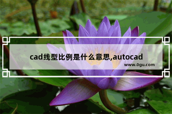 cad线型比例是什么意思,autocad2014线型比例设置