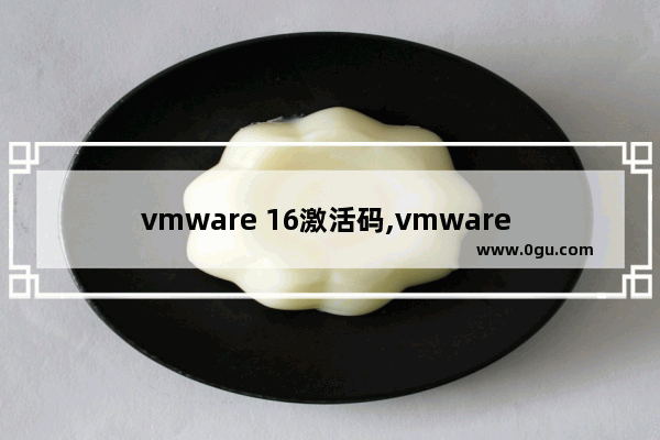 vmware 16激活码,vmware fusion 12激活码