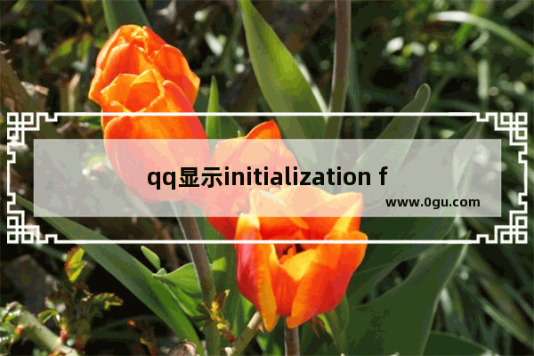 qq显示initialization failure,打开qqinitialization failure