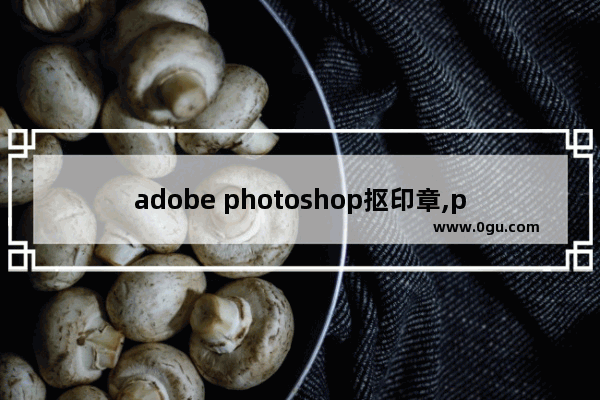 adobe photoshop抠印章,photoshop去印章