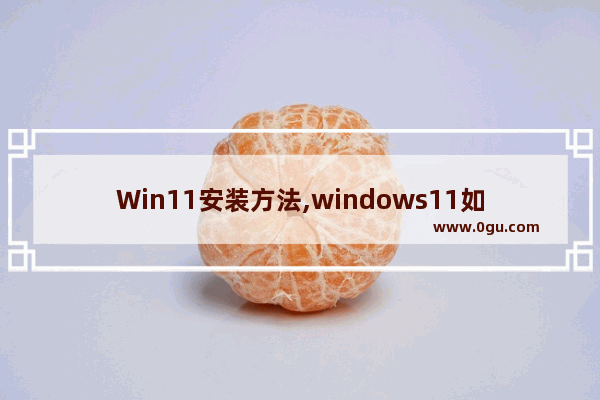 Win11安装方法,windows11如何设置