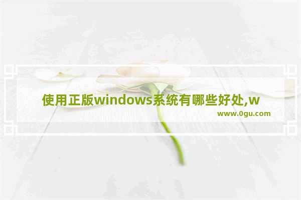 使用正版windows系统有哪些好处,windows10有必要正版吗