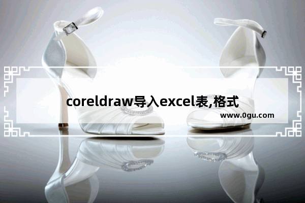 coreldraw导入excel表,格式,如何从coreldraw中快速导出表格