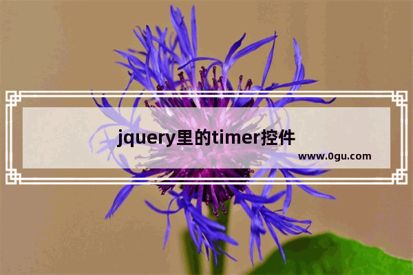 jquery里的timer控件