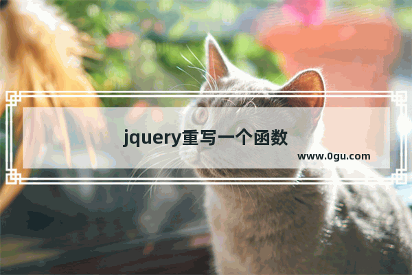 jquery重写一个函数