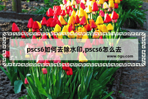 pscs6如何去除水印,pscs6怎么去水印