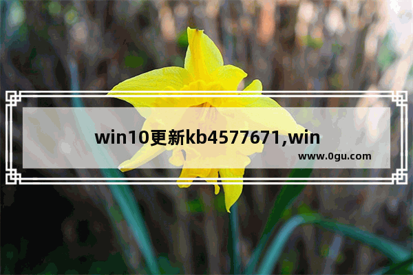 win10更新kb4577671,win10更新KB4601556