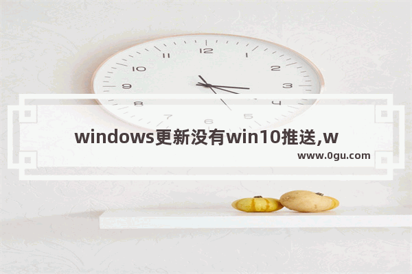 windows更新没有win10推送,win10 1903更新不了