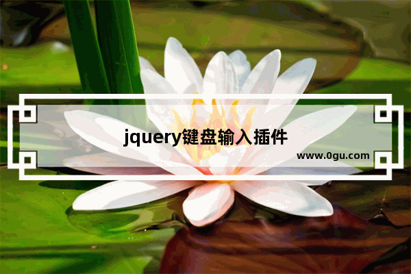 jquery键盘输入插件