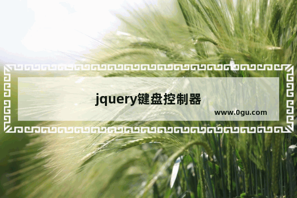 jquery键盘控制器