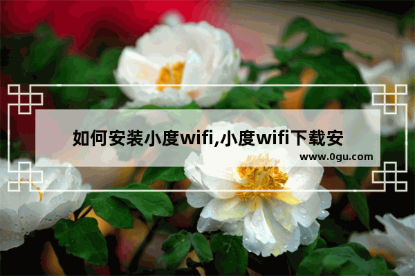 如何安装小度wifi,小度wifi下载安装