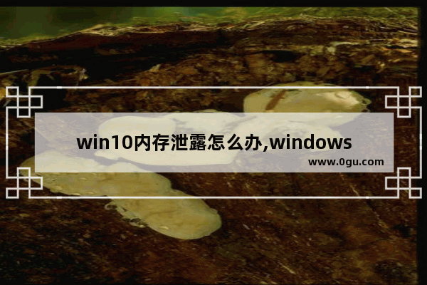 win10内存泄露怎么办,windows 内存泄漏