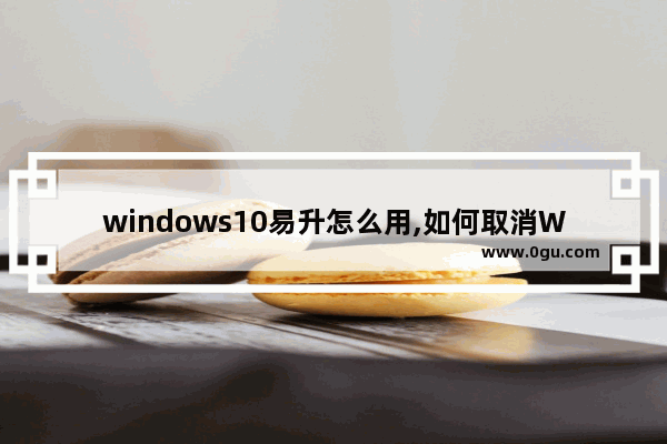 windows10易升怎么用,如何取消Windows易升