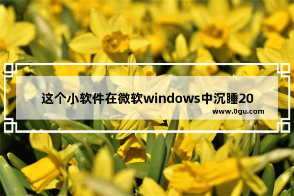 这个小软件在微软windows中沉睡20多年 很少有人用