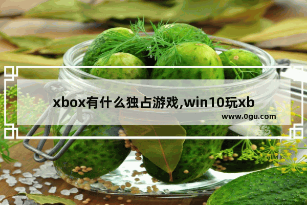 xbox有什么独占游戏,win10玩xbox独占游戏