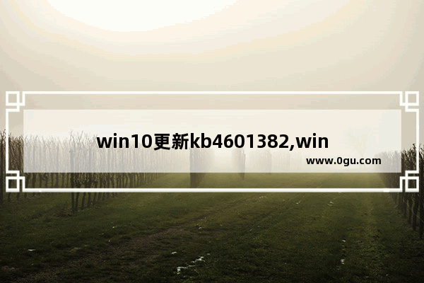 win10更新kb4601382,win10更新kb4579311 2