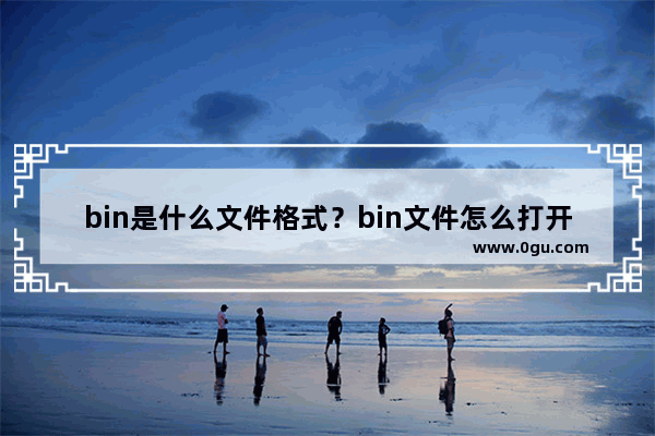 bin是什么文件格式？bin文件怎么打开？