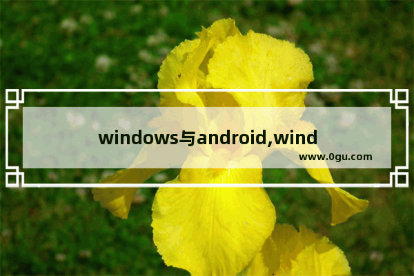 windows与android,window.android