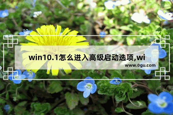 win10.1怎么进入高级启动选项,windows10高级启动选项