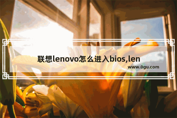 联想lenovo怎么进入bios,lenovo笔记本电脑进入bios设置