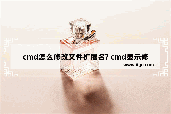 cmd怎么修改文件扩展名? cmd显示修改文件扩展名的教程