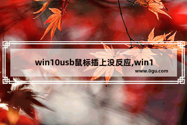 win10usb鼠标插上没反应,win10usb电源不足