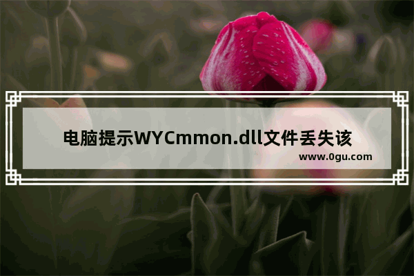 电脑提示WYCmmon.dll文件丢失该怎么解决?