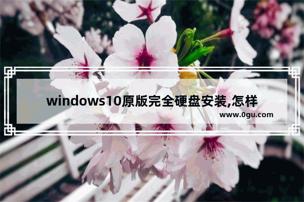 windows10原版完全硬盘安装,怎样安装win10原版系统