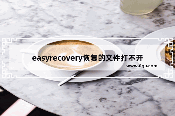 easyrecovery恢复的文件打不开,easyrecovery扫描不出文件