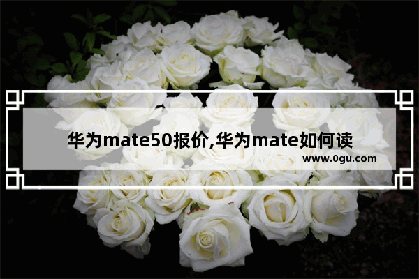 华为mate50报价,华为mate如何读