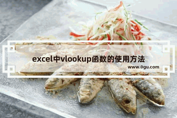 excel中vlookup函数的使用方法及实例,excel中的vlookup函数的使用方法