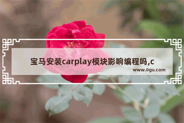 宝马安装carplay模块影响编程吗,carplay需要模块吗