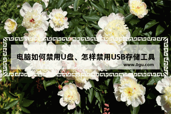 电脑如何禁用U盘、怎样禁用USB存储工具，防止USB端口泄密？