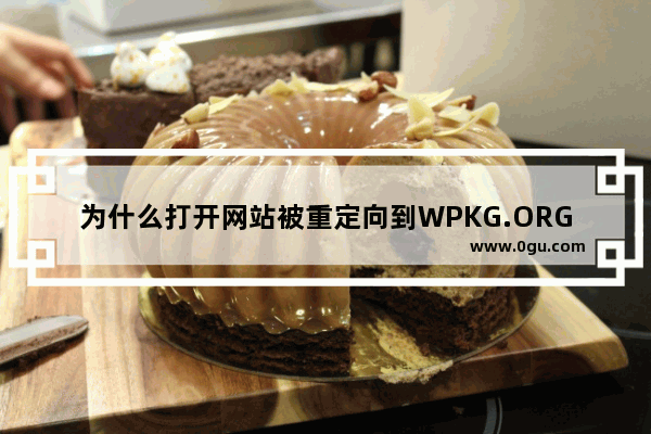 为什么打开网站被重定向到WPKG.ORG解析