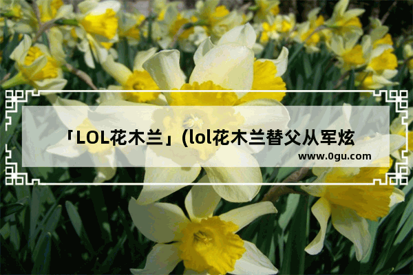 「LOL花木兰」(lol花木兰替父从军炫彩)