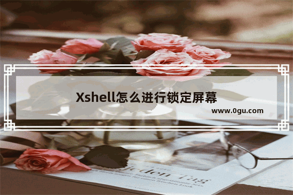 Xshell怎么进行锁定屏幕