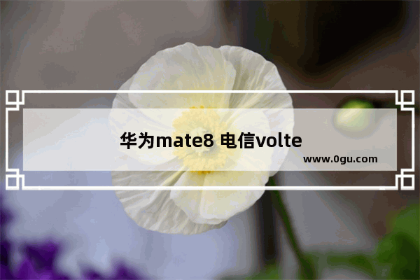 华为mate8 电信volte