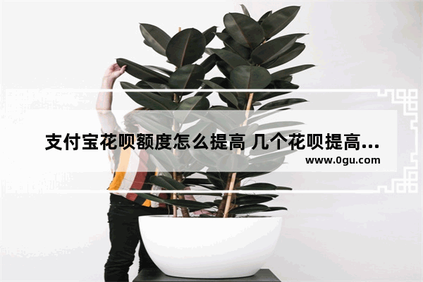 支付宝花呗额度怎么提高 几个花呗提高额度的技巧