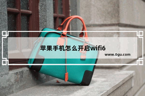 苹果手机怎么开启wifi6