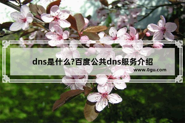 dns是什么?百度公共dns服务介绍