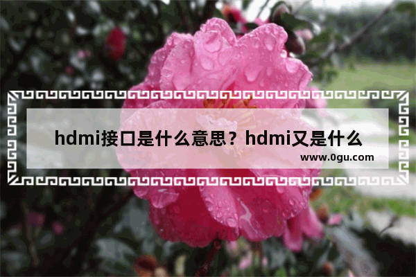 hdmi接口是什么意思？hdmi又是什么意思？