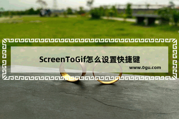 ScreenToGif怎么设置快捷键