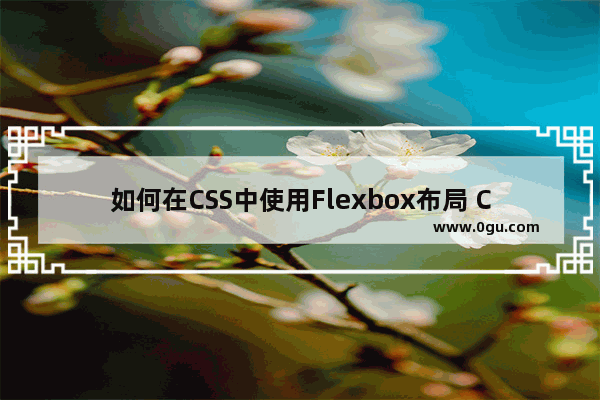 如何在CSS中使用Flexbox布局 CSS掌握Flexbox布局