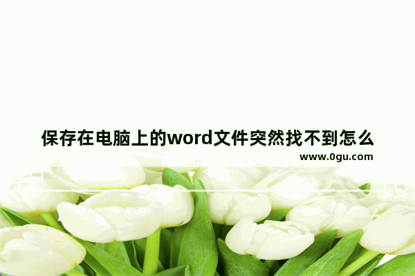 保存在电脑上的word文件突然找不到怎么办？该如何找回来