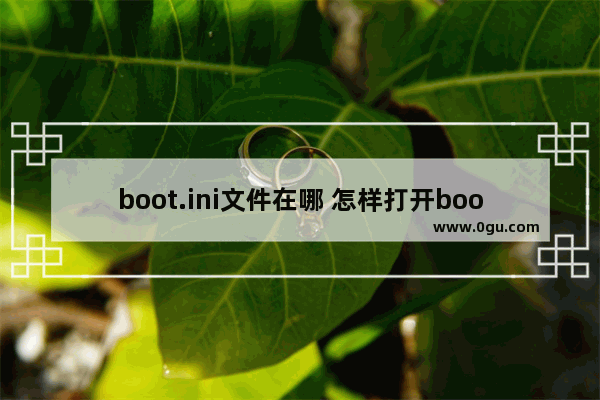 boot.ini文件在哪 怎样打开boot.ini文件