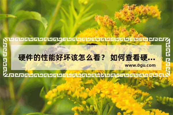 硬件的性能好坏该怎么看？ 如何查看硬件性能的好坏？[图文讲解]